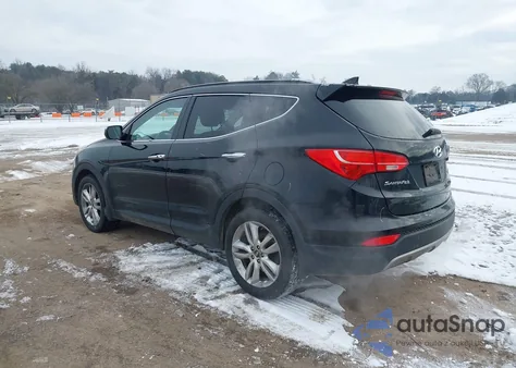 2013 Hyundai Santa Fe Sport 2.0T from USA, damaged, VIN 5XYZUDLA4DG119032